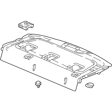Honda 84502-TVA-A07ZA PARCEL, RR- *NH900L*