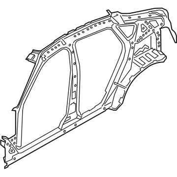 BMW 41-00-7-352-067 Left Interior Side Frame