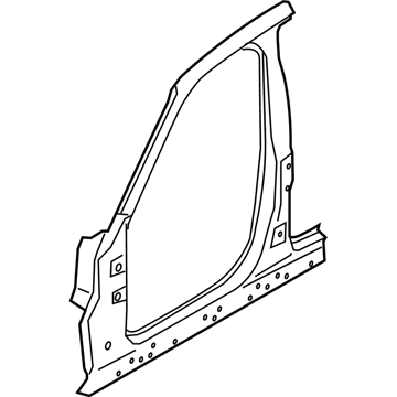BMW 41-21-7-352-062 Column A With Right Rocker Panel