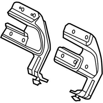 Honda 39161-TG7-A10 Bracket, L. Radio