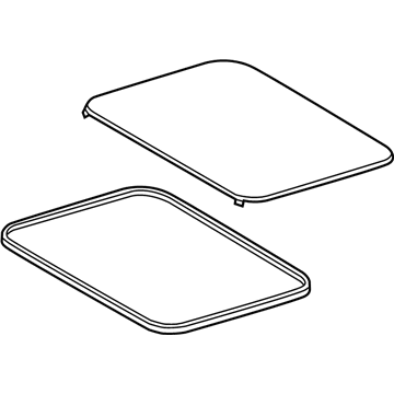 Lexus 63201-76011 Sunroof Sub-Glass Assembly