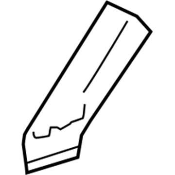 Honda 60613-T1W-A00ZZ Extension B R, FR Dpr
