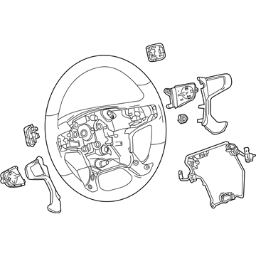 GM 23278615 Steering Wheel