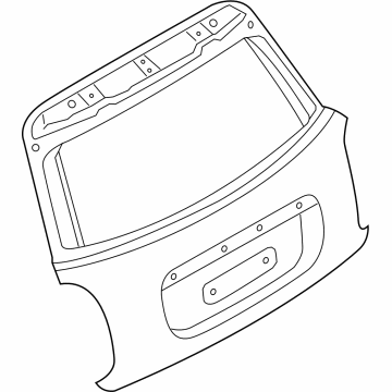 BMW 41-00-7-320-545 Trunk Lid