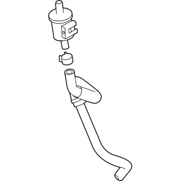 Infiniti 14912-6GP1E HOSE-ANTI EVAPORATION CONTROL