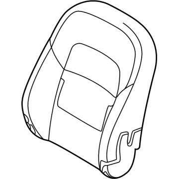 Nissan 87600-6LB0A Back Assy-Front Seat