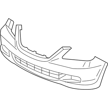 Honda 04711-SHJ-A80ZZ Face, Front Bumper (Dot)