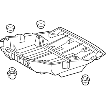 Lexus 58401-53060 Board Sub-Assy, Rear Floor, No.1