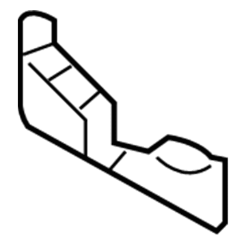 Kia 868612F000 Guard Assembly-Rear DEFLECTOR