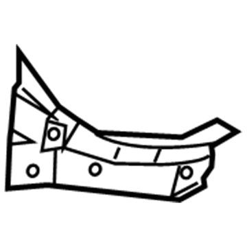 Nissan 79132-CE400 Bracket-Rear Panel Reinforce, RH