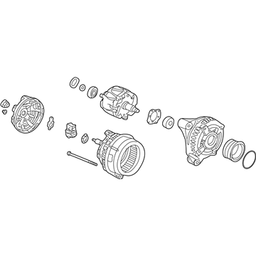 Honda 06311-5J6-505RM Alternator Assembly
