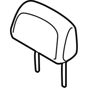 BMW 52-20-7-247-112 Headrest Leather