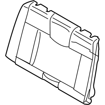 BMW 52-20-7-247-183 Cover Backrest, Leather