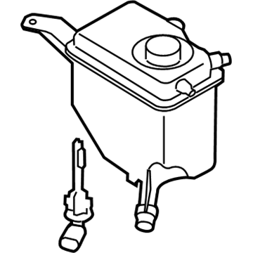 BMW 17-13-7-647-283 Coolant Expansion Tank