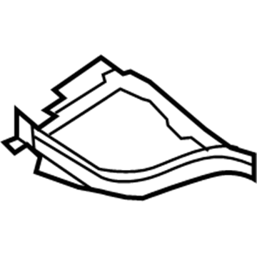 Infiniti 64894-1BA0A Cover-Hoodledge, RH