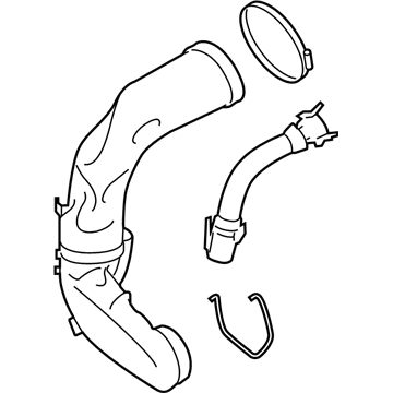 BMW 13-71-8-574-785 Filtered Air Pipe