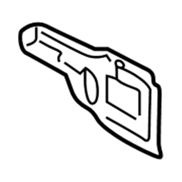 Nissan 85226-2W100 Bracket-Bumper, Rear Side RH