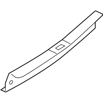 Nissan 84992-ET000 Plate-Trunk, Rear