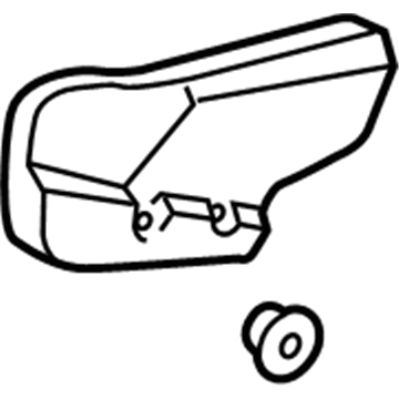 Lexus 67923-75010 Cushion, Front Door Stiffener, NO.1