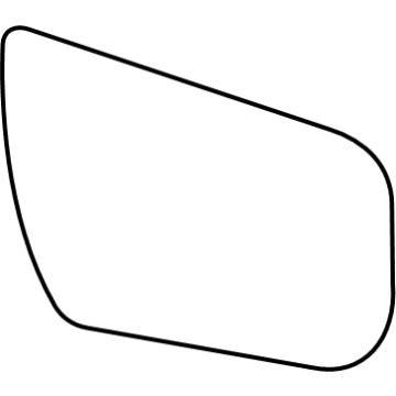 Nissan 96366-9BU1A GLASS-MIRROR, LH