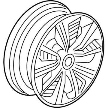 Honda 42700-TBA-AB3 DISK, ALUMINUM WHEEL (17X7J) (KOSEI)