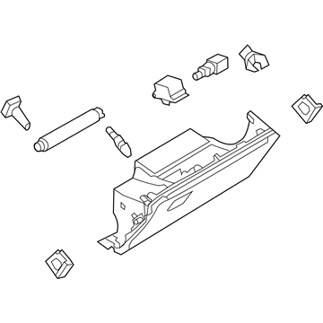 Nissan 68102-1LA0A Panel-Instrument LOWR, Assist
