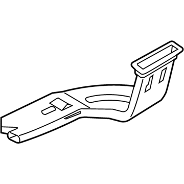 Kia 97360B2000 Duct-Rear Heating, LH