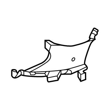 Hyundai 86543-L1100 Air Duct-FR Bumper, LH