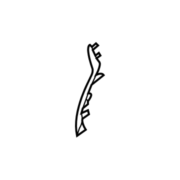 Hyundai 86596-L0160 MOULDING-Bumper, Lower, RH