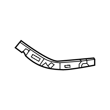 Hyundai 865B2-L1000 Bracket-FR Bumper SUPT UPR Ctr