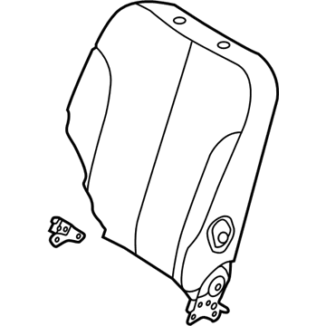 Kia 884604D322AGW Front Seat Back Passenge Covering