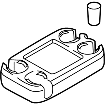 Kia 886504D310CS Side Table-Front , RH