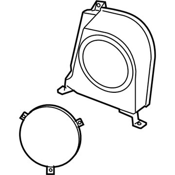 Mopar 1CW46XDVAF Speaker H-Speaker