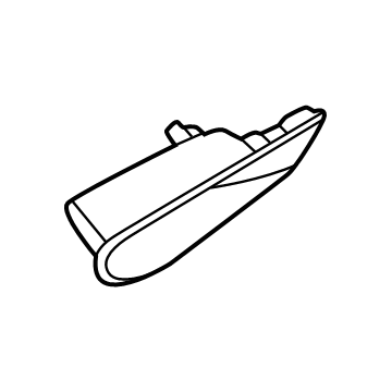 Hyundai 83611-CW000-MMH HOUSING-RR DR I/S HANDLE LH