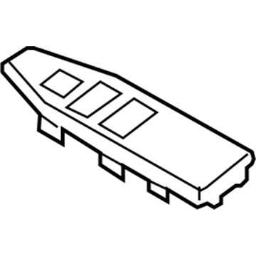 BMW 51-41-7-318-453 Trim, Switch, Power Window, Driver'S Side
