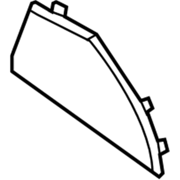 BMW 51-41-7-274-507 Trim, Speaker, Plastic, Left