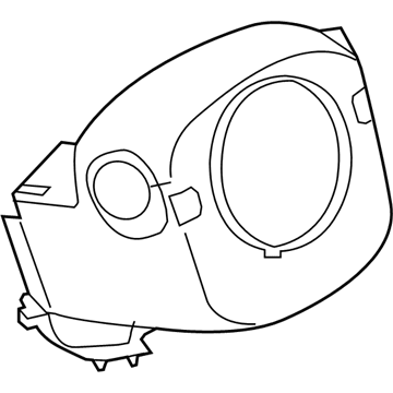 Infiniti 48470-1CA0A Cover Set-Steering Column