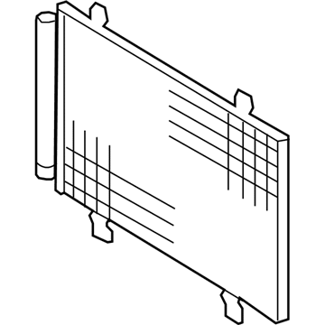 Lexus 88460-50240 CONDENSER Assembly