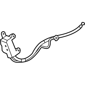 BMW 51-24-7-195-099 Trunk Lid Lock, Left