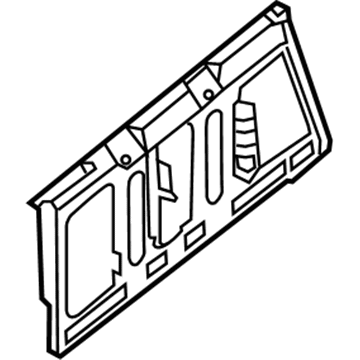 Nissan G75A8-1PCMA Extension-Side Panel Inner, Rear RH