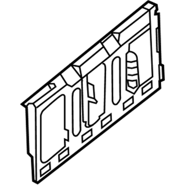 Nissan G7529-1PCMA Extension-Side Panel Inner, Center LH