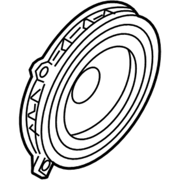 BMW 65-13-8-715-686 MID-RANGE LOUDSPEAKER