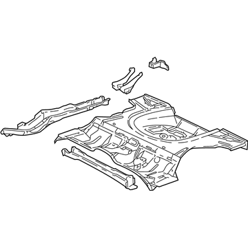 GM 19121137 Panel Kit, Rear Compartment Floor