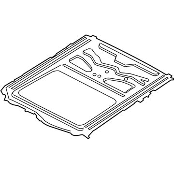 BMW 54-10-7-382-982 Sliding Roof Frame