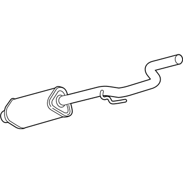 GM 39139524 Muffler & Pipe