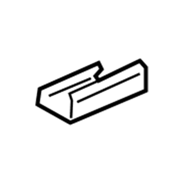 BMW 52-10-7-324-971 Trim, Seat Rail, Front Left