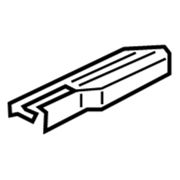 BMW 52-10-7-324-973 Trim, Seat Rail, Rear Left