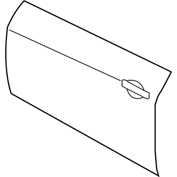 Nissan 80152-JA030 Panel-Front Door, Outer RH