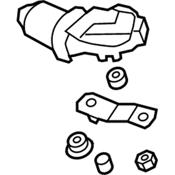 Honda 76505-TE0-A02 Mtr Complete, Front Wiper