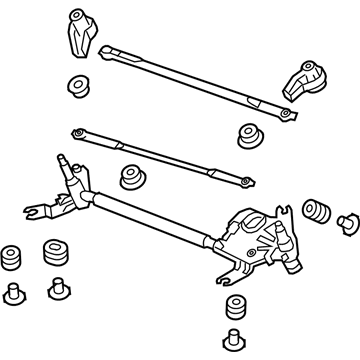 Honda 76530-TE0-A01 Link, FR. Wiper